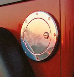 Big Sale All Sales Billet Fuel Door - Polished with Lock - 6093PL
