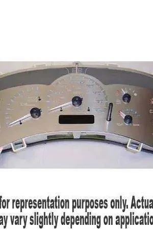 US Speedo Stainless Steel Gauge Face - Displays 180KPH - Transmission Temperature - CK1800204K Express Delivery