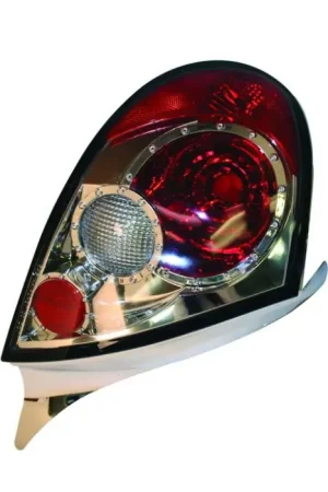 Crafted Dodge Neon APC Euro Taillights with Chrome Housing - Next Generation - 404577TLR