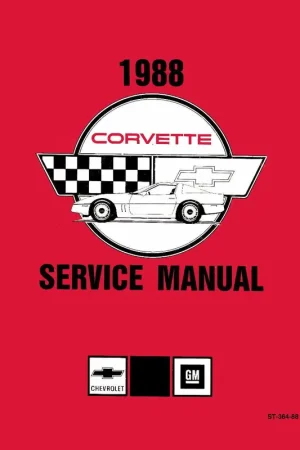 Service Manual for 1988 Chevrolet Corvette Wholesale