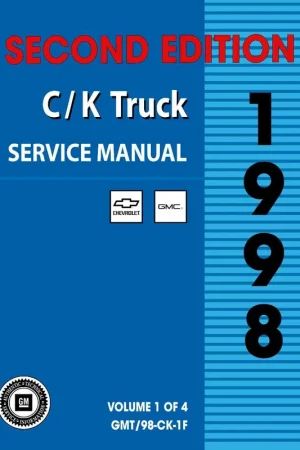 Service Manual for 1998 Chevrolet and GMC C-K Truck Weekend Sale
