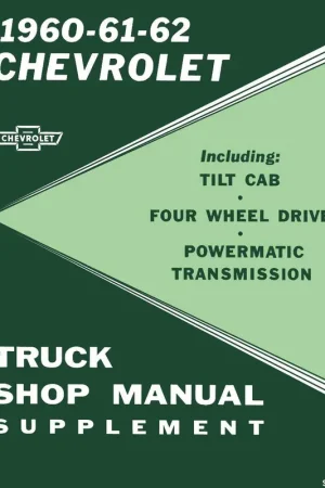 Affordable Service Manual for 1961-1962 Chevrolet Truck