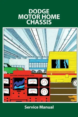 Flash Sale Service Manual for 1978-1979 Dodge Motor Home