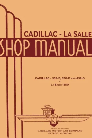 Service Manual for 1934-1935 Cadillac, LaSalle Seasonal Sale