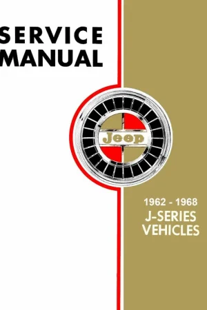 Service Manual for 1962-1968 Jeep J-Series Gladiator Wagoneer Sale