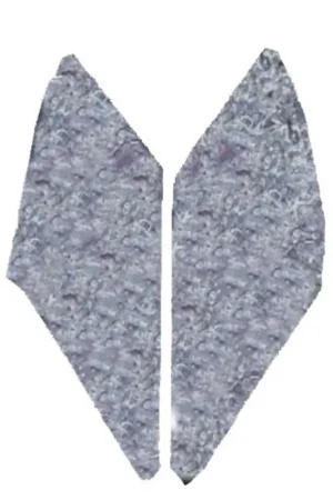 Grab Now Interior Trim Sail Panel Insulation for 1971-1972 Dodge Charger Unpainted Rear