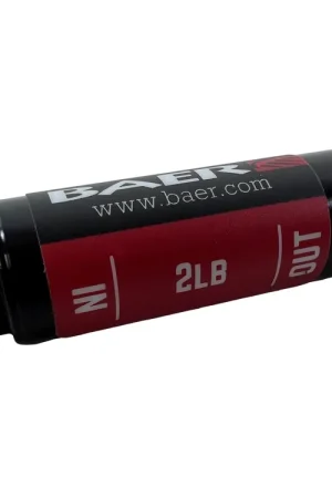 Limited Time Baer Brakes 6805148 Pressure Residual Valve - 2LB, 3/8 IFF Fittings