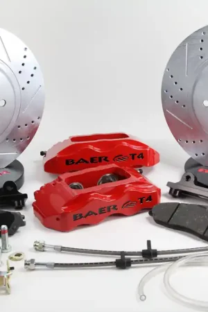 Baer Brakes 4261276MG-1 Baer Brakes 13" Track4 Front Brake Kit, Monster Green, Slot Place Order