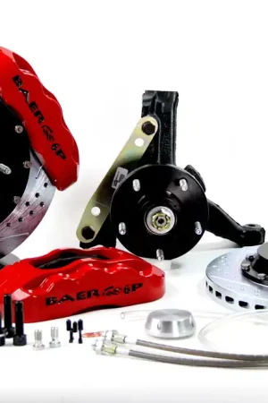 Holiday Sale Baer Brakes 4301367MG-11 Baer Brakes 13" Pro+ Front Brake Kit, Monster Green, Slot, ARP Studs