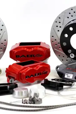 Viral Baer Brakes 4301447CY-1X Baer Brakes 11" SS4+ Front Brake Kit, Comp Yellow, Slot, Std. Studs