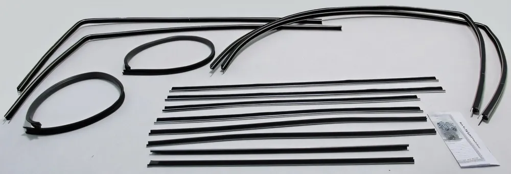 Window Sweeps Felt Kit for 1967-1968 Chevy Impala Bel Air 4 Door Sedan OEM Reduced Price