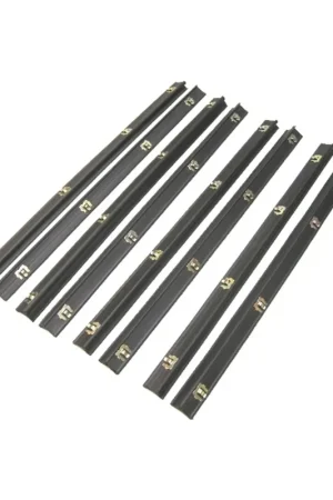 Place Order 1984-1991 Jeep Grand Wagoneer Window Sweeps Felt Kit Belt Line Weatherstrip 8 Piece