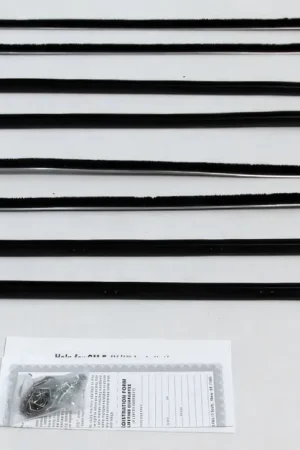 Window Sweeps Weatherstrip for 1961-1962 Chevrolet Bel Air Black Front Rear Free Delivery