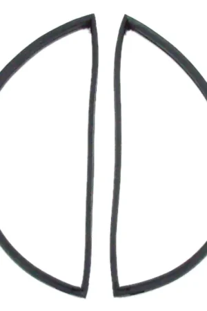 Express Delivery Vent Window Rubber Weatherstrip Seal, Left and Right 2pc. for 1967 Chevy/Pontiac
