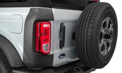 Price Drop Bushwacker 2021-2023 Ford Bronco (2/4 Door) Trail Armor Rear Corner (2pc Rear) - Tex. Black