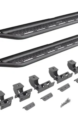 Go Rhino 2021-2024 Ford Bronco (Not Sport) Dominator Extreme D6 SideSteps Complete Kit w/SideStep + Brackets No Minimum Order