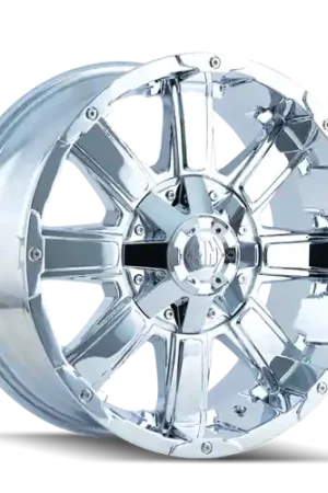 Mayhem 8030 Chaos 20x9 / 5x127 BP / -12mm Offset / 87mm Hub Chrome Wheel Super Sale