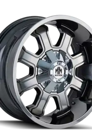 Hassle-Free Returns Mayhem 8103 Fierce 20x10 / 6x135 BP / -19mm Offset / 106mm Hub Chrome Wheel