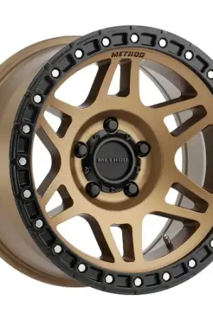 Method Race Wheels | MR312 | METHOD BRONZE / BLACK STREET LOC | 17x9 | -12 Offset | 4.5 Backspacing | 5x5 | MR31279050912N Premium