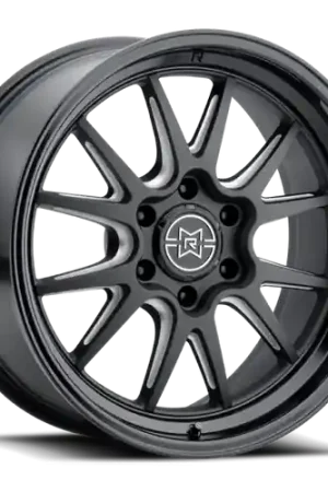 Place Order Method Raised MR802 20x9 / 8x180 BP / 0mm Offset / 124.1mm Bore - Double Black Milled Wheel