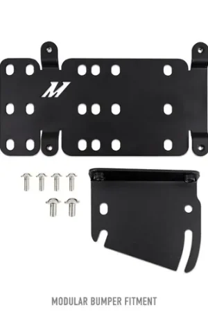 Mishimoto 2021-2024 Ford Bronco Modular Bumper License Plate Relocation Clearance