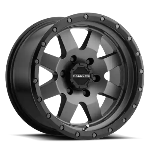 Instant Buy Raceline 935G Defender 18x9in / 8x170 BP / -12mm Offset / 130.81mm Bore - Gunmetal Wheel