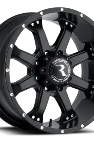 Modern Raceline 991B Assault 18x9in / 8x170 BP / 18mm Offset / 125.2mm Bore - Satin Black Wheel