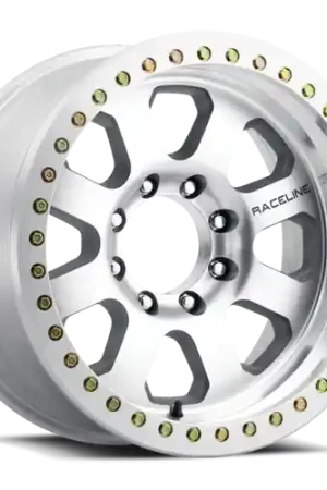 Sale Raceline RT260M Avenger 20x10in / 8x170 BP / -38mm Offset / 130.81mm Bore - Machined Beadlock Wheel