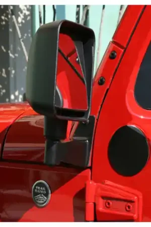 Rugged Ridge 2007-2018 Jeep Wrangler JK Black Mirror Relocation Brackets Big Sale