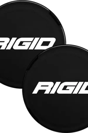 Rigid Industries 360-Series 6in Light Covers - Black (Pair) - 363665 Direct From Factory
