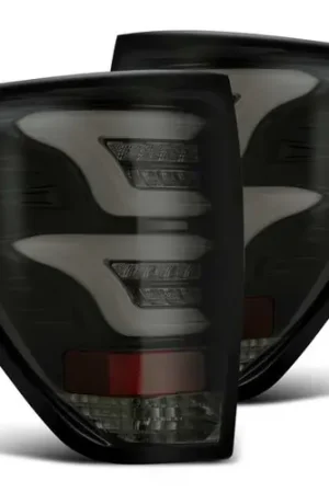 AlphaRex 09-14 Ford F-150 (Excl Flareside Truck Bed Models) PRO-Series LED Tail Lights Jet Black Brand New