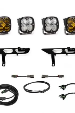 Baja Designs 2021-2023 Ford F150 Fog Pocket Kit SAE Amber Squadron Pro DC - 447700UP Hot Picks