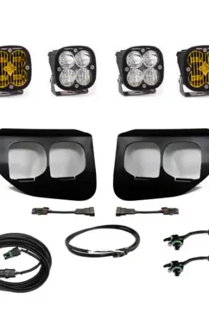 Baja Designs Ford Super Duty (20-On) Fog Lights FPK Amber SAE/Sport DC Baja Designs w/Upfitter - 447739UP Latest
