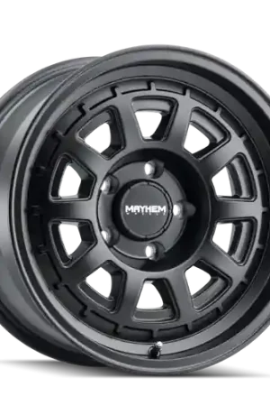 Mayhem 8303 Voyager 17x8 / 6x130 BP / 52mm Offset / 84.1mm Hub Matte Black Wheel Luxury