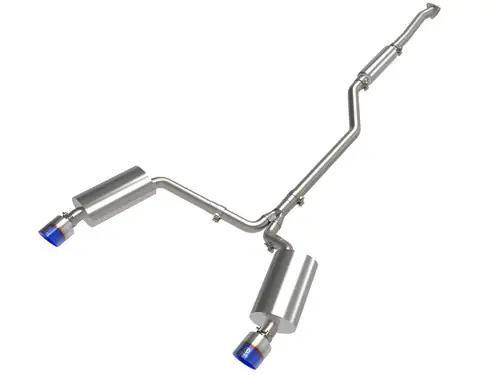 Price Drop aFe 09-14 Acura TSX L4 2.4L Takeda 2-1/2in to 2-1/4in 304 SS Cat-Back Exhaust System w/BlueFlame Tip