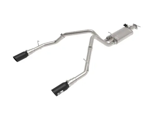 Save Now aFe Gemini XV 3in 304 SS Cat-Back Exhaust 19-21 Ram 1500 V8 5.7L Hemi w/ Black Tips - 49-32081-B
