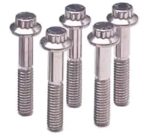 ARP 3/8 Inch -24 x 2.500 Inch Stainless Steel Hex Bolts (5-Pack) Limited Offer