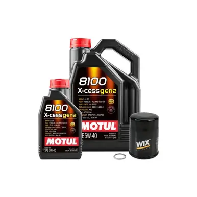 IAG MOTUL 6L 5W40 8100 X-CESS (Built Engine) Oil Change Package fits 02-14 WRX, 04-21 STI, 05-09 LGT, 04-13 FXT Weekend Sale