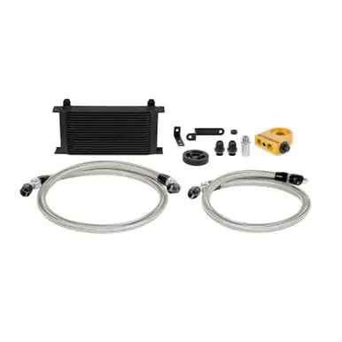 Mishimoto 08-14 Subaru WRX Thermostatic Oil Cooler Kit - Black Handmade