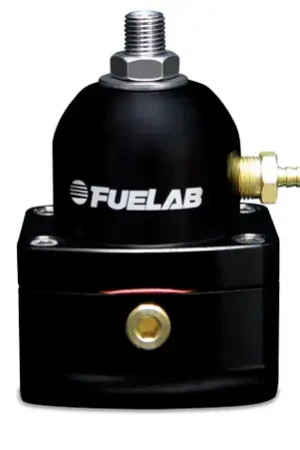 Seasonal Sale Fuelab 515 Carb Adjustable FPR 4-12 PSI (2) -10AN In (1) -6AN Return - Black