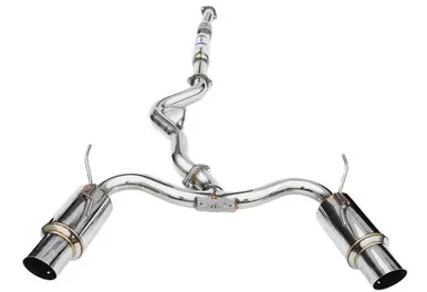 Invidia 08-11 STi Hatch / 11 WRX Hatch Dual N1 Single Layer SS Tipped Cat-back Exhaust Exclusive