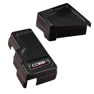 Best Price COBB Redline Carbon Fiber Fuse Covers (Driver & Passenger) For 2022-24 Subaru WRX - 846665-KIT