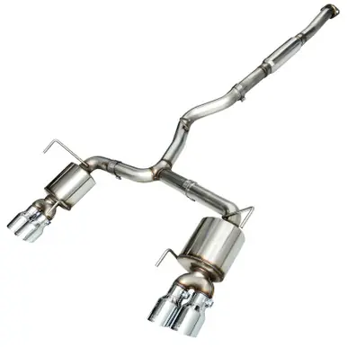 AWE Tuning 2015+ Subaru WRX VA Sedan Touring Edition Exhaust - Chrome Silver Tips (102mm) New Release