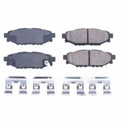 Power Stop 13-16 Subaru BRZ Rear Z17 Evolution Ceramic Brake Pads w/Hardware Free Delivery