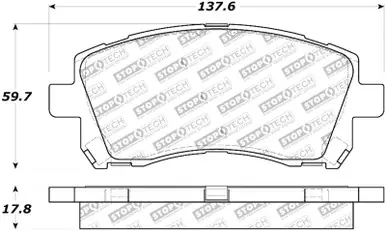 StopTech Street Touring 02-03 WRX Front Brake Pads Get Yours