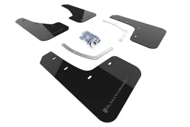 Genuine Rally Armor 18-19 Subaru Ascent UR Black Mud Flap w/ Grey Logo