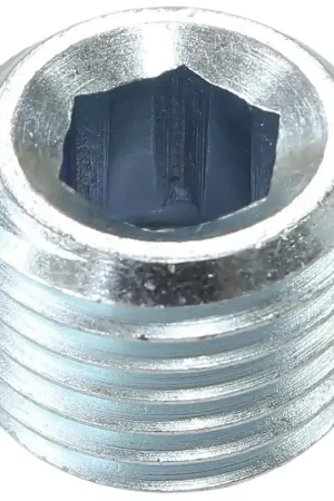 Must Have Aeroflow 1/8" NPT Port Plug - Black Coated Steel