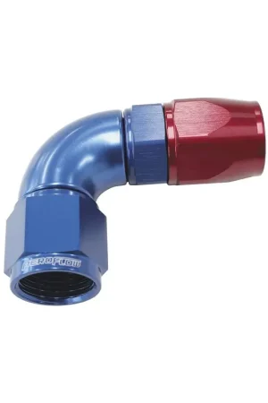 Aeroflow 90 Deg -8AN Full Flow Teflon Hose End - Black - 25 Pack Same Day Shipping