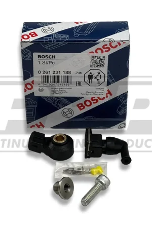 Luxury Platinum Racing Products Bosch Motorsport - KS4-P -3 to 25 kHz Vehicle Specific Knock Sensor Kit No - Titanium Hardware / 1x Sensor Kit