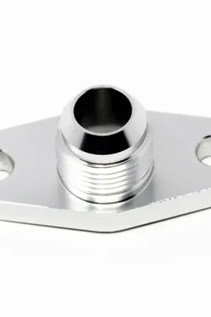 Torque Solution Billet Offset Oil Drain Flange w/ Integrated -10AN Flange for T3/T4 & PTE/Borg Turbo Fresh Stock